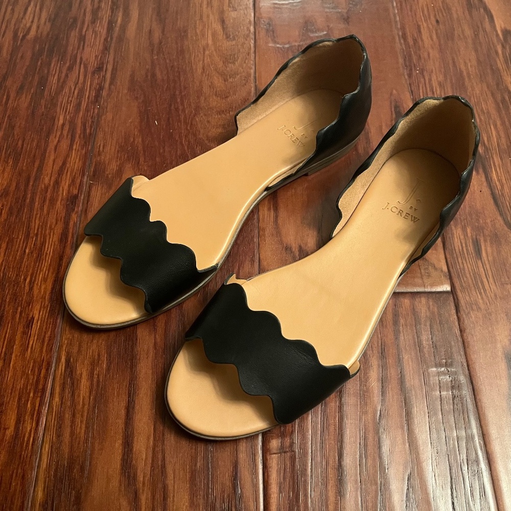 J Crew slip on flats